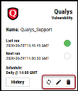 Qualys Vuln Connector - Sync Edit and Delete Button Locations